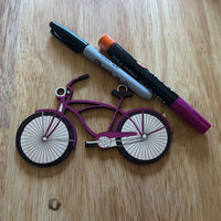 Cute Cruiser Bicycle Ornament - Glowforge