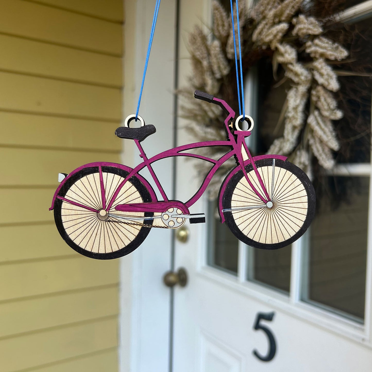 Cute Cruiser Bicycle Ornament - Glowforge