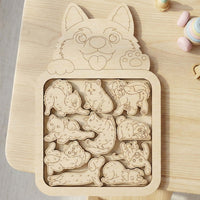 Cute Dog Puzzles - Fun and Easy Assembly for Kids and Dog Lovers - Glowforge