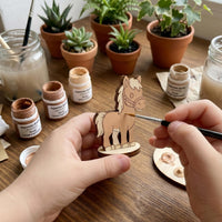 Cute Horse Toy - Farm Animal Miniature for Play, Crafts & Painting - Glowforge