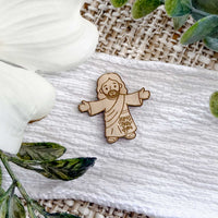 Cute Jesus Pocket Token - Glowforge