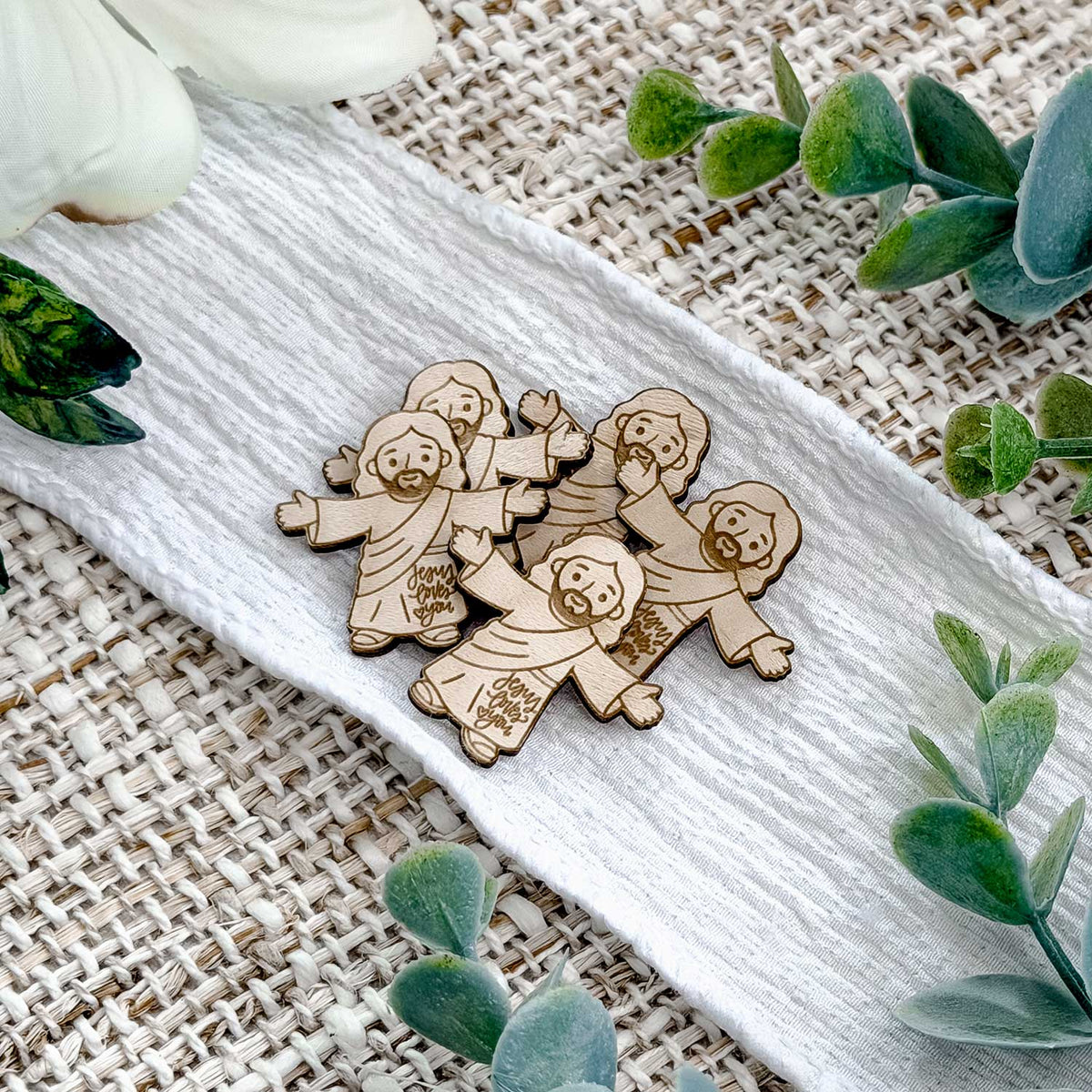 Cute Jesus Pocket Token - Glowforge