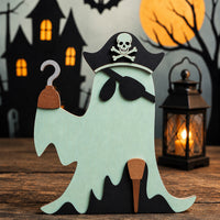 Cute Pirate Ghost Shelf Leaner - Glowforge