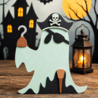 Cute Pirate Ghost Shelf Leaner - Glowforge