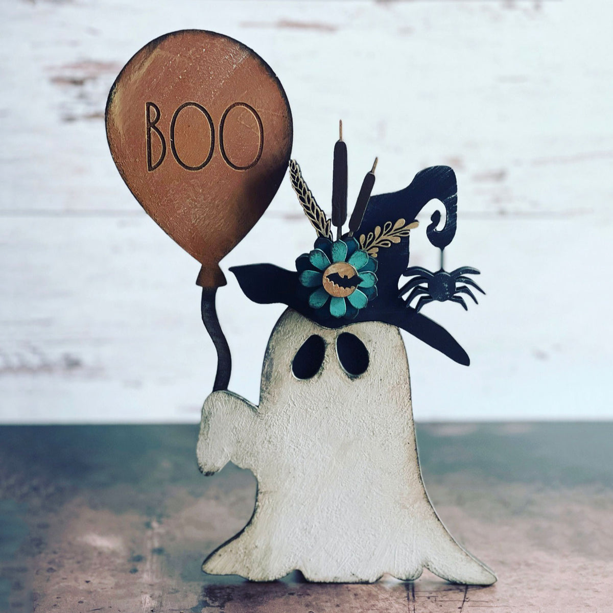 Cute Spooky Halloween Ghost Witch Shelf Sitter - Glowforge