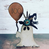 Cute Spooky Halloween Ghost Witch Shelf Sitter - Glowforge