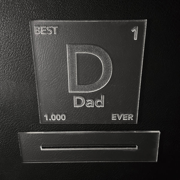 Dad Element Art with Stand – Glowforge Shop