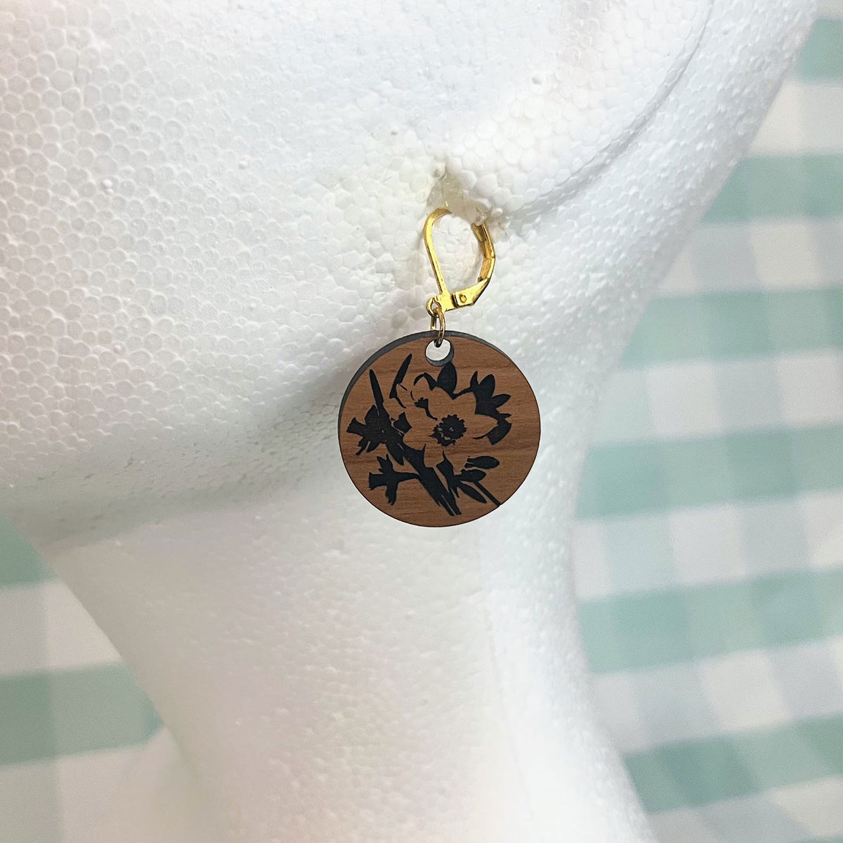 Daffodil Earring Pendants - Glowforge