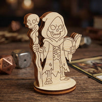 Dark Necromancer - Fantasy Board Game Figurine- Glowforge