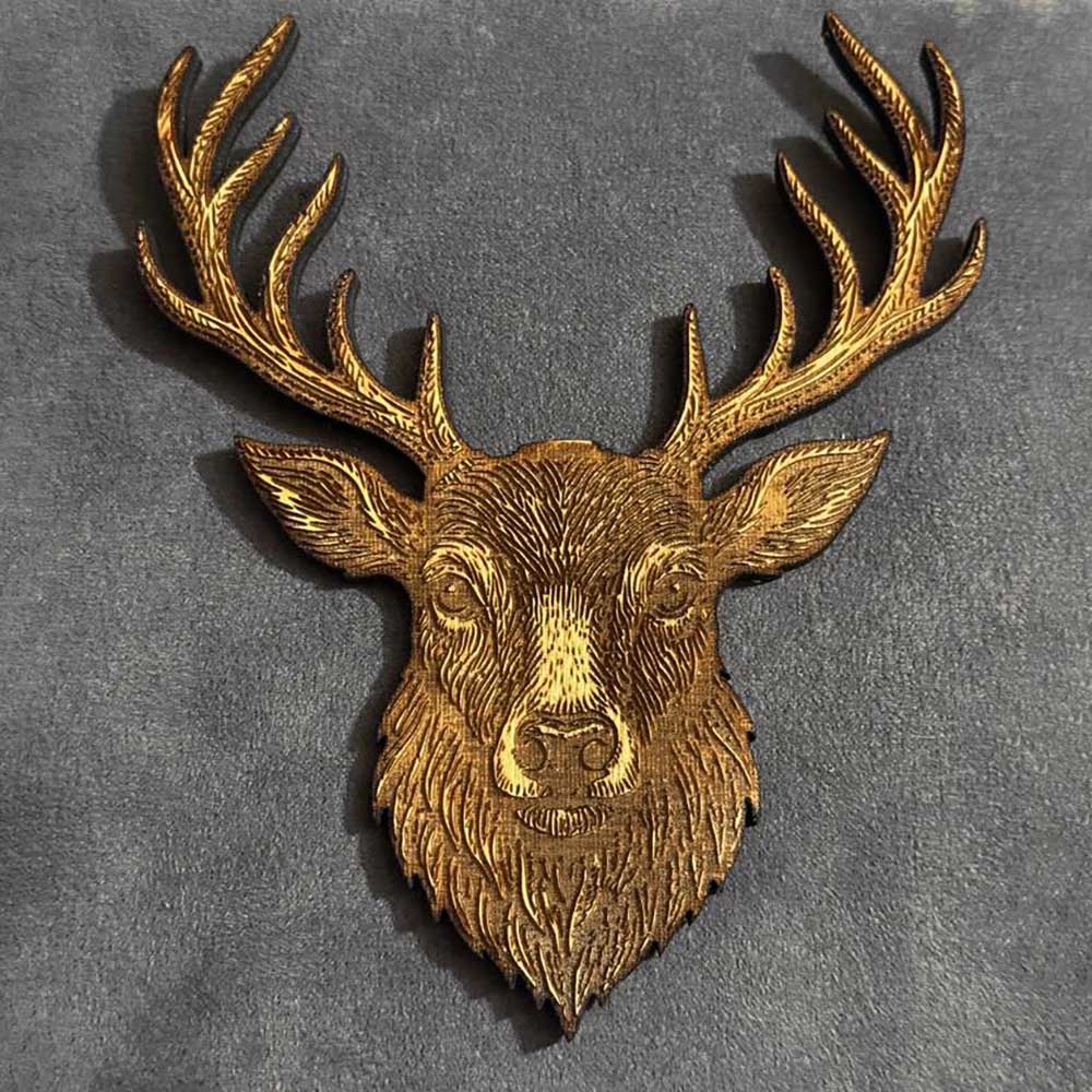 Deer Head Art - Glowforge