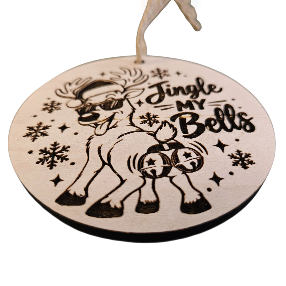 Deer Jingle My Bells Ornament - Glowforge