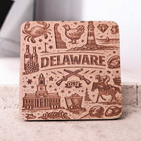 Delaware Coaster Design - Glowforge