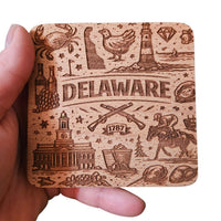 Delaware Coaster Design - Glowforge
