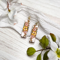 Delicate Floral Bar Earrings - Glowforge