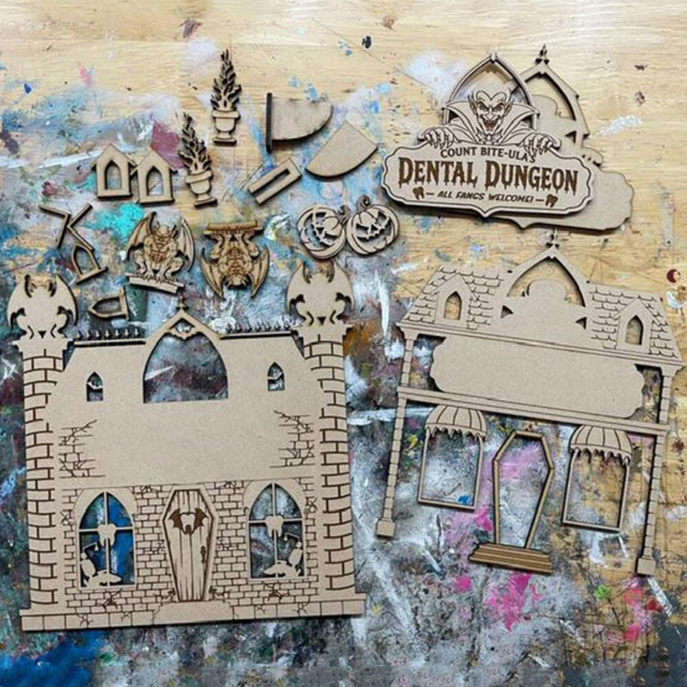 Dental Dungeon Haunted Halloween Dental Office - Glowforge