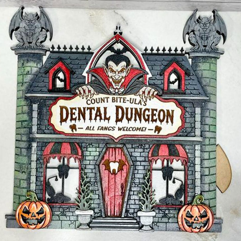Dental Dungeon Haunted Halloween Dental Office - Glowforge