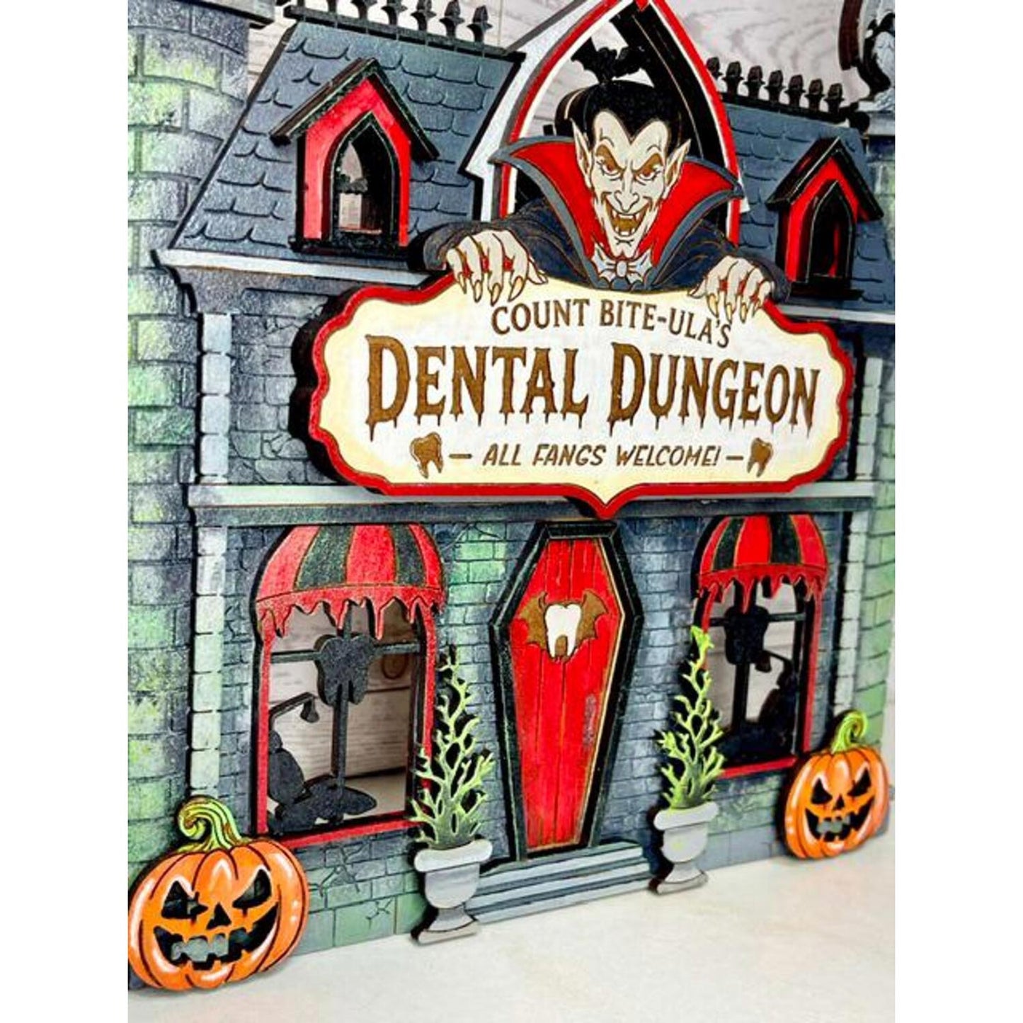 Dental Dungeon Haunted Halloween Dental Office - Glowforge