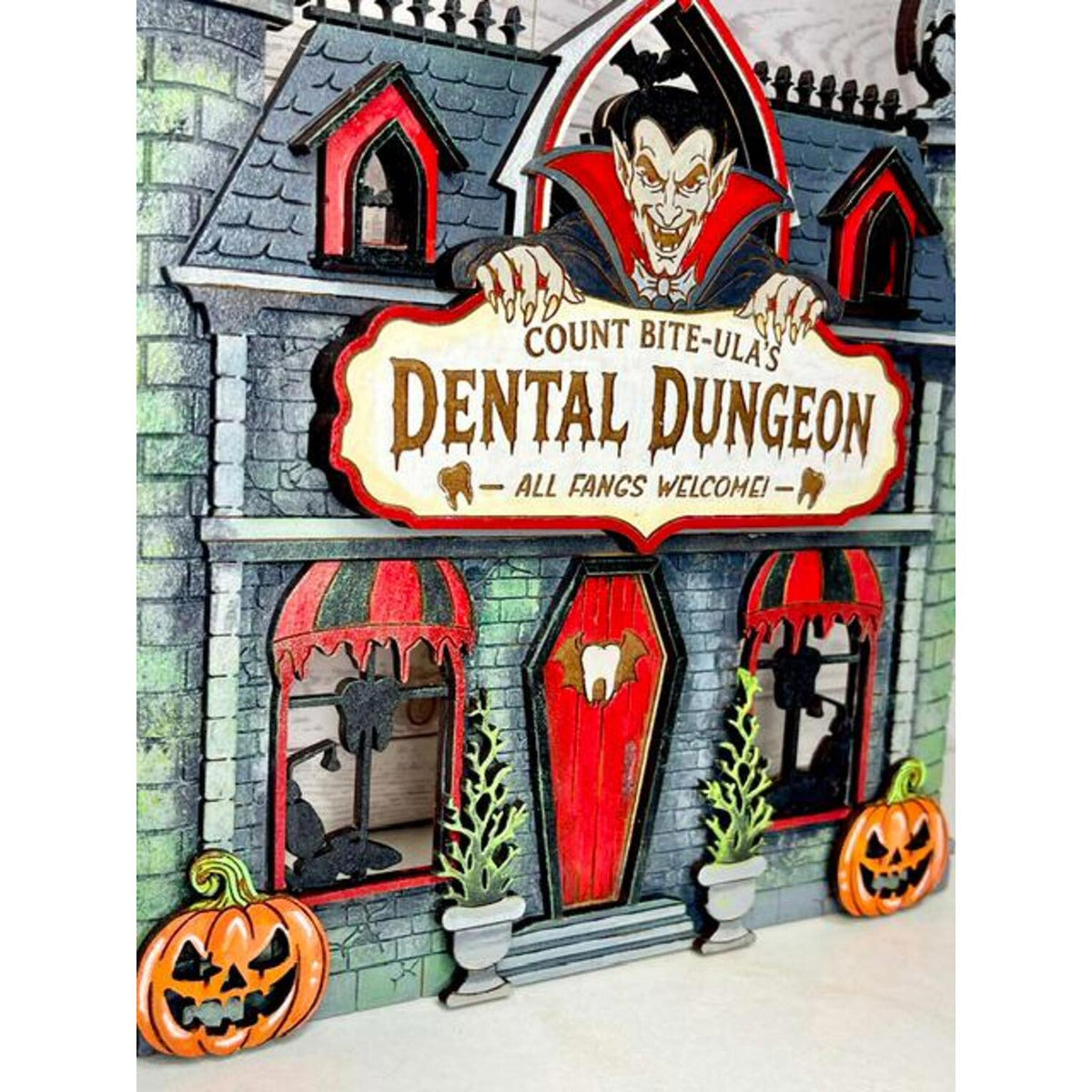 Dental Dungeon Haunted Halloween Dental Office - Glowforge
