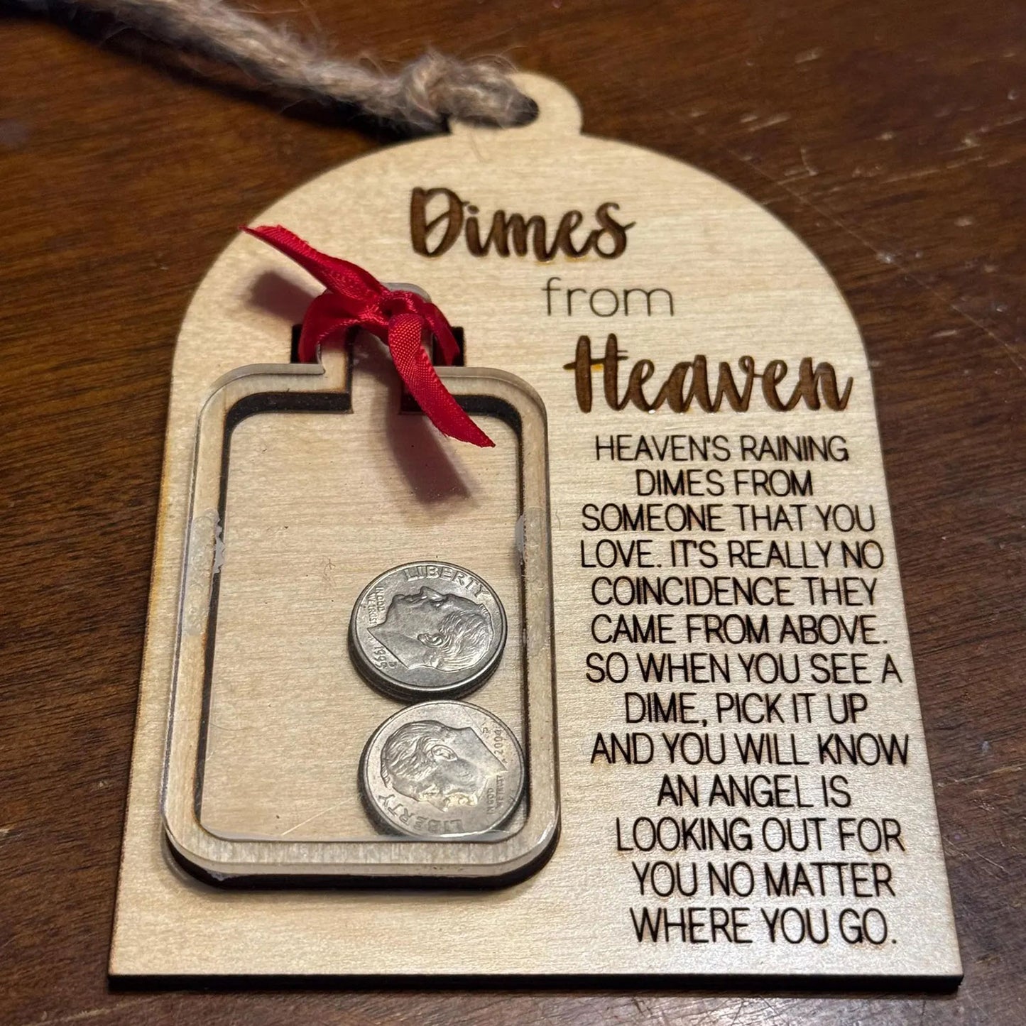 Dimes from Heaven Ornament - Glowforge