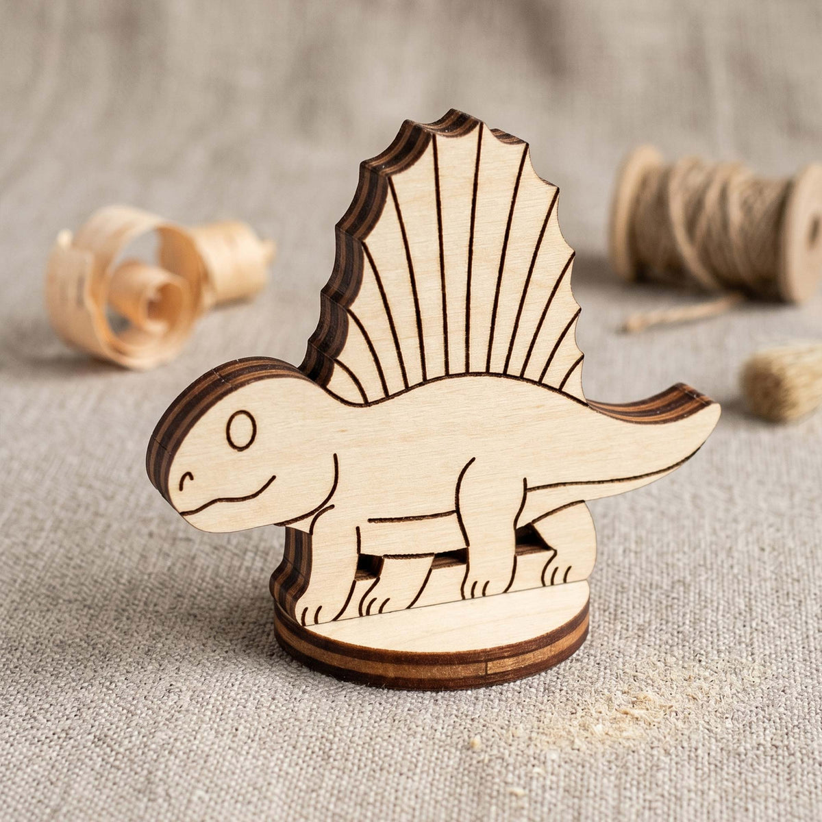 Dinosaur Wooden Play Figures for Painting & Learning (Set of 12) - Glowforge