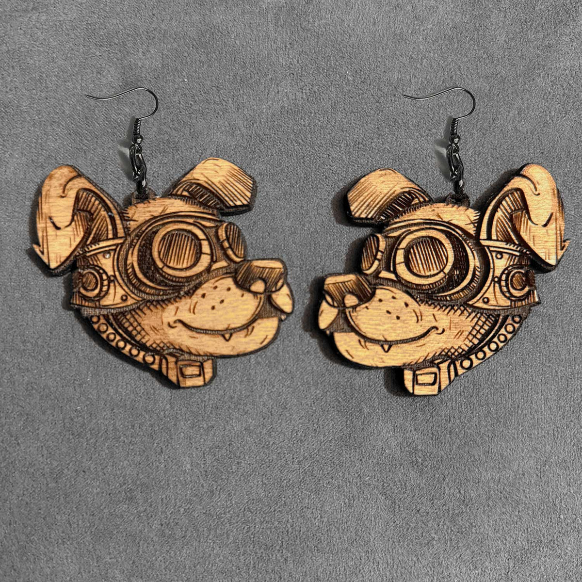 Dog Pilot Earrings & Charms - Glowforge