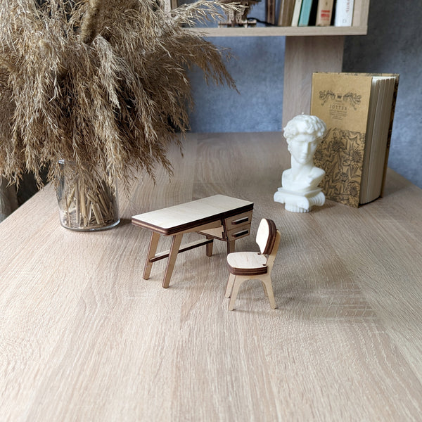 Retro Desk And Chair 112 Scale Shop