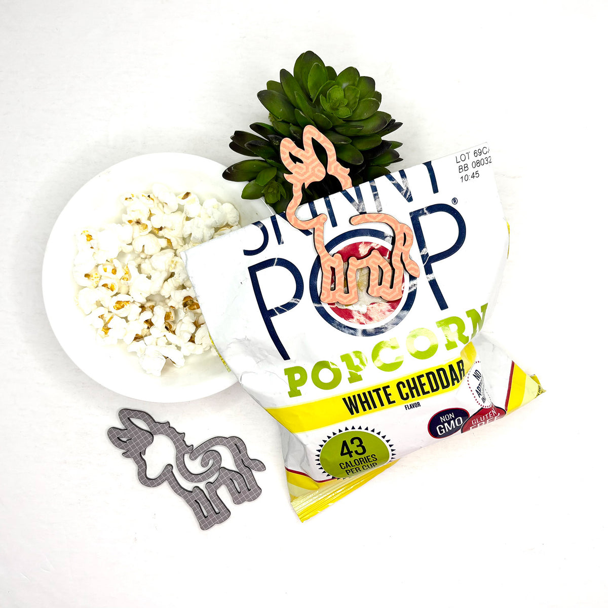 Donkey Bookmark with Card Backer - Paperclip - Snack Bag Closure - Glowforge