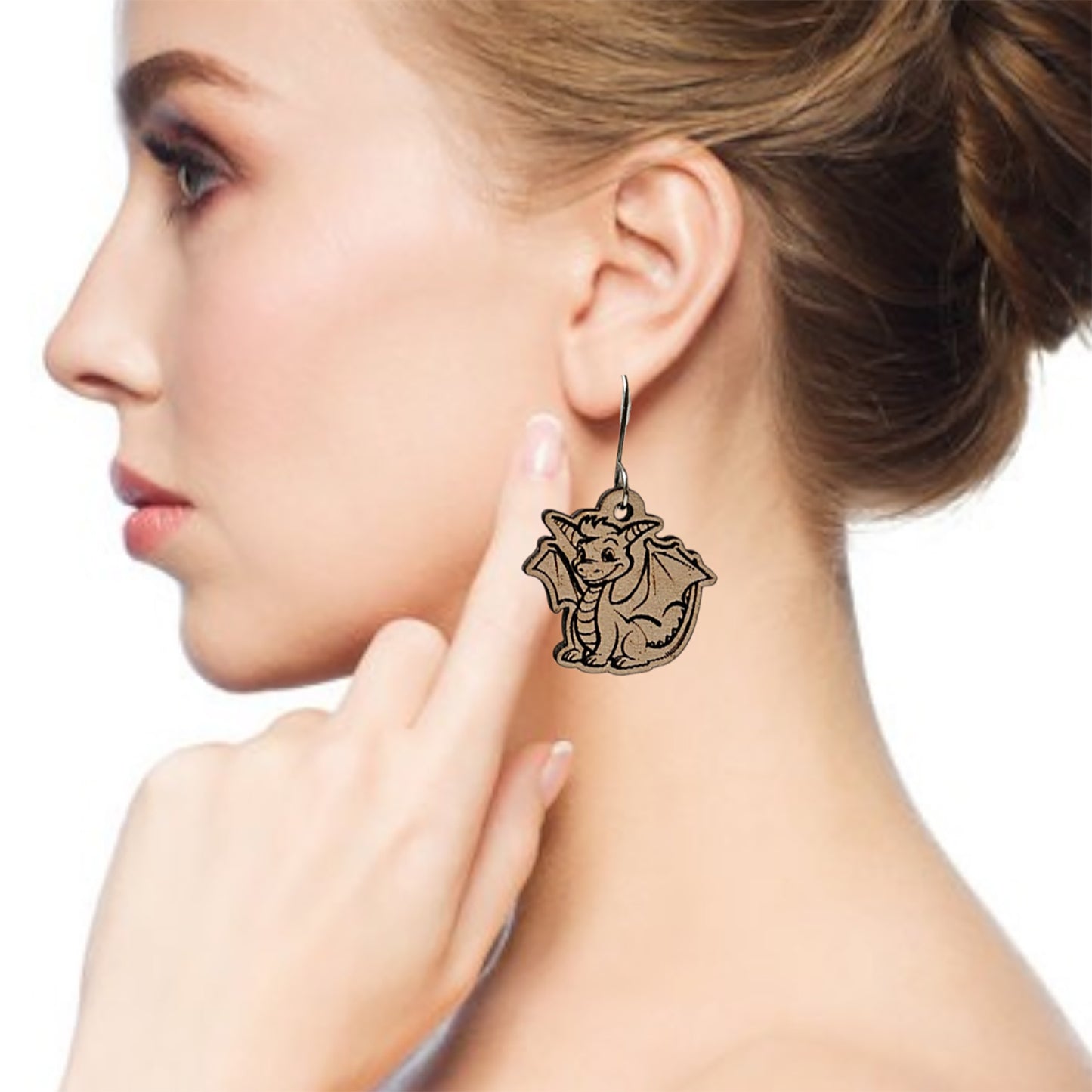 Dragon Earrings - Glowforge