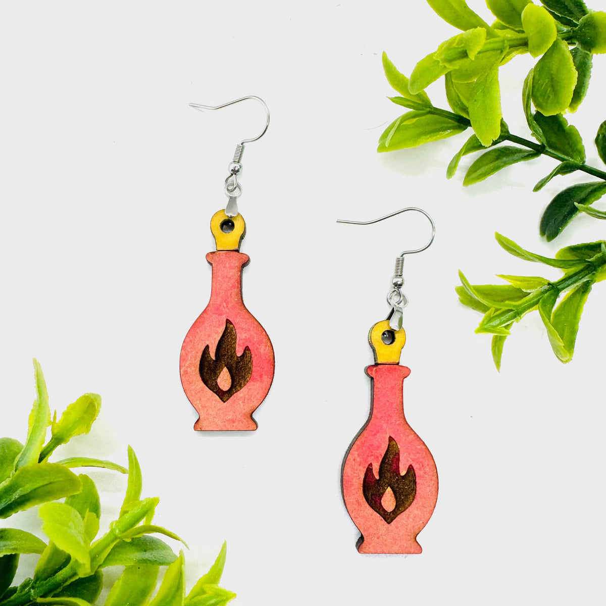 Dragons Breath Potion Earrings - Glowforge
