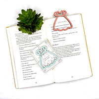Dress Shaped Bookmark with Card Backer - Paperclip - Snack Bag Closure - Glowforge