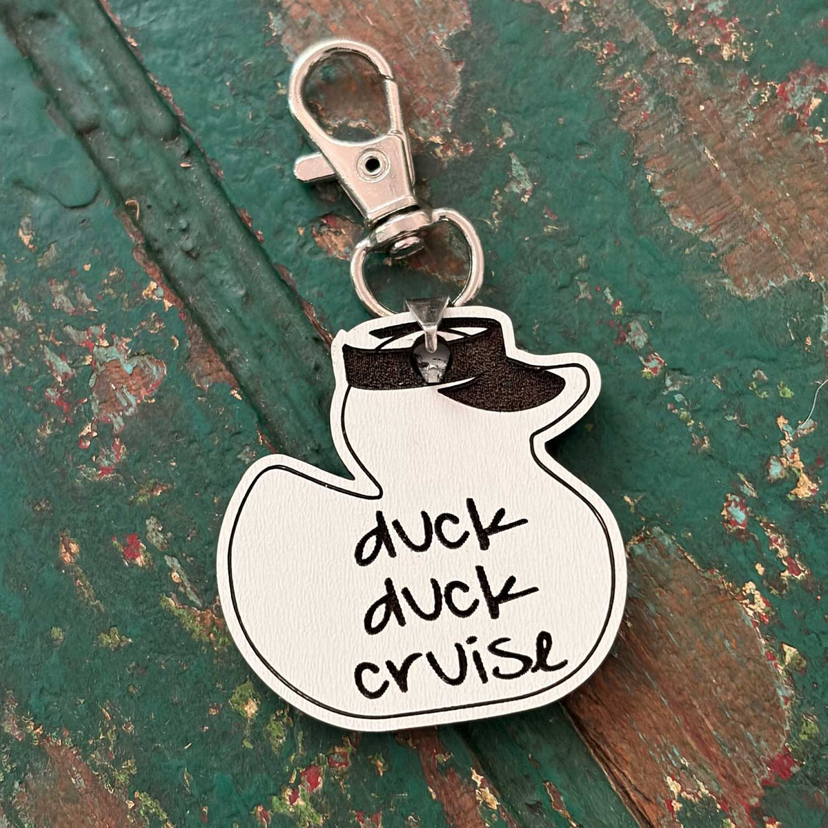 Duck Duck Cruise Token with Hole for Clip - Glowforge