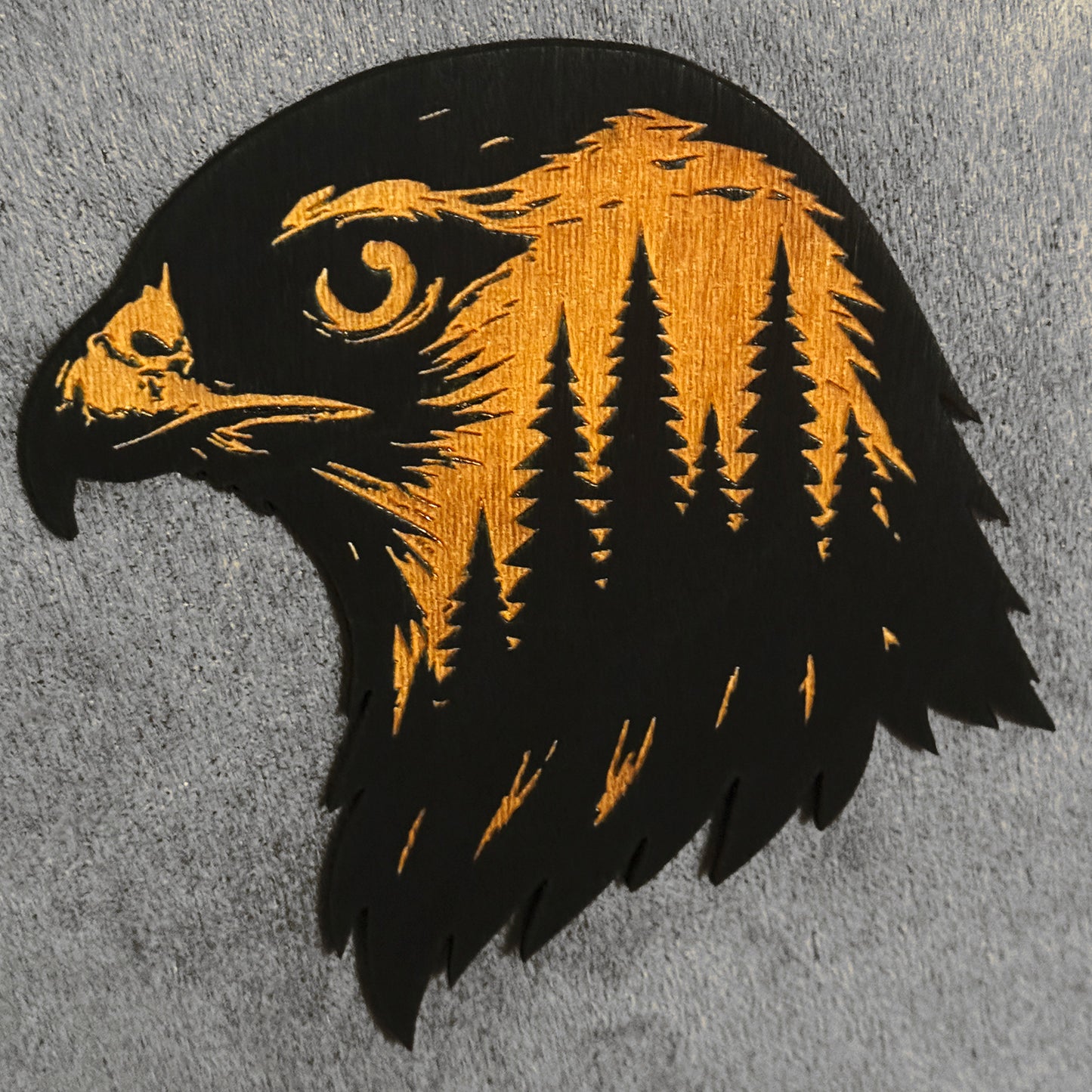 Eagle Head Side Art - Glowforge