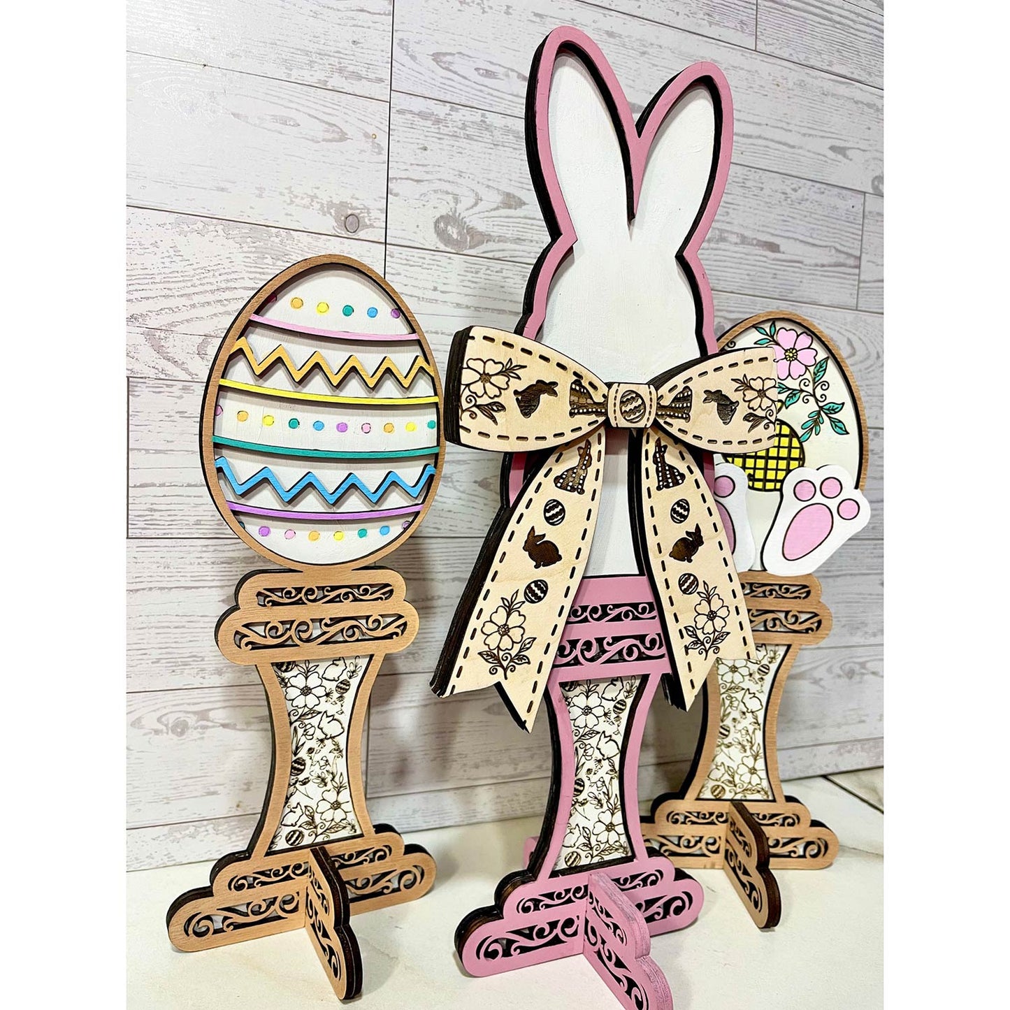 Easter Decorative Stands (Set of 3)