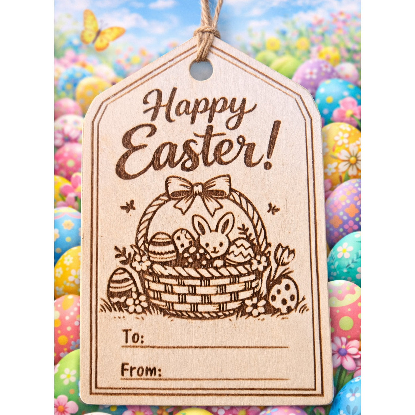Easter Gift Tag - Glowforge