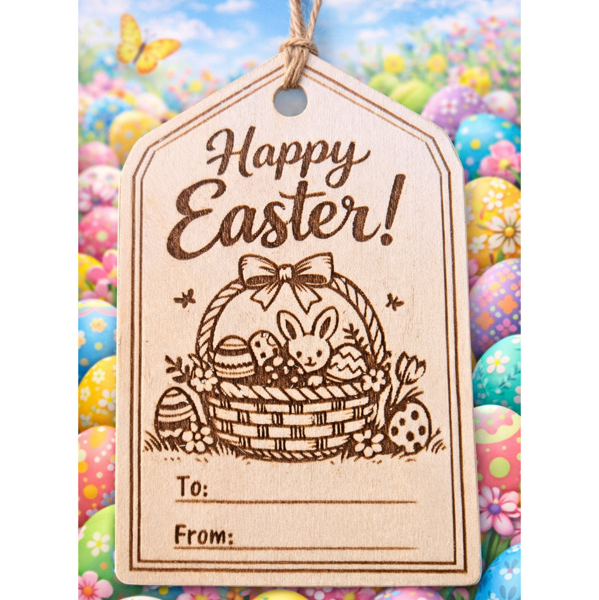 Easter Gift Tag - Glowforge