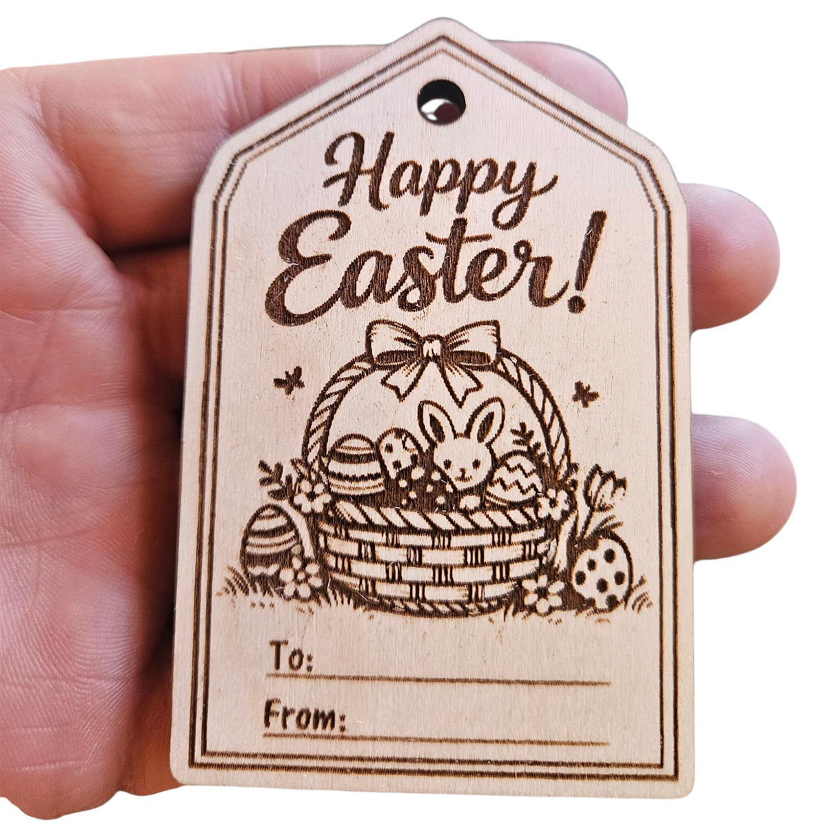 Easter Gift Tag - Glowforge