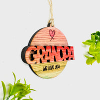 Editable GRANDPA Layered Charm - Glowforge