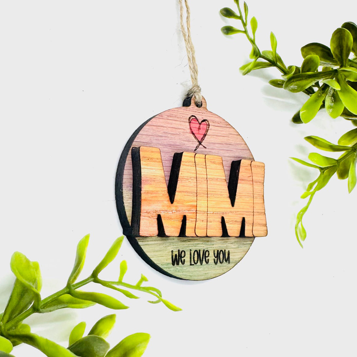 Editable MIMI Layered Charm - Glowforge