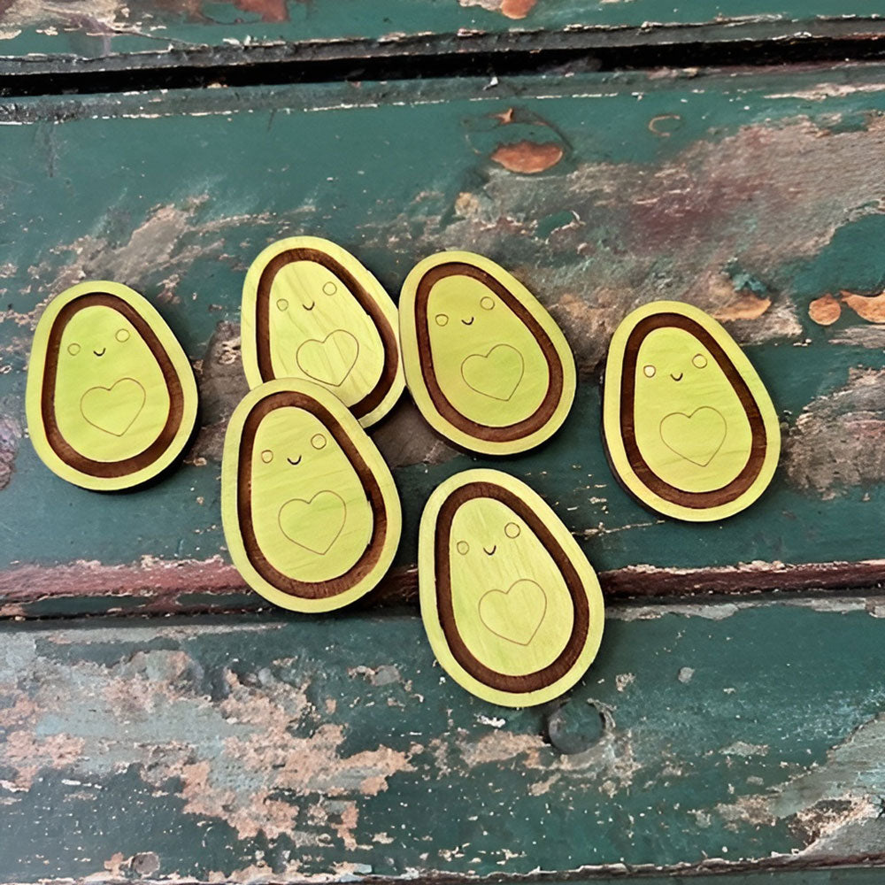 Egg and Avocado Toast Tic Tac Toe Set - Glowforge