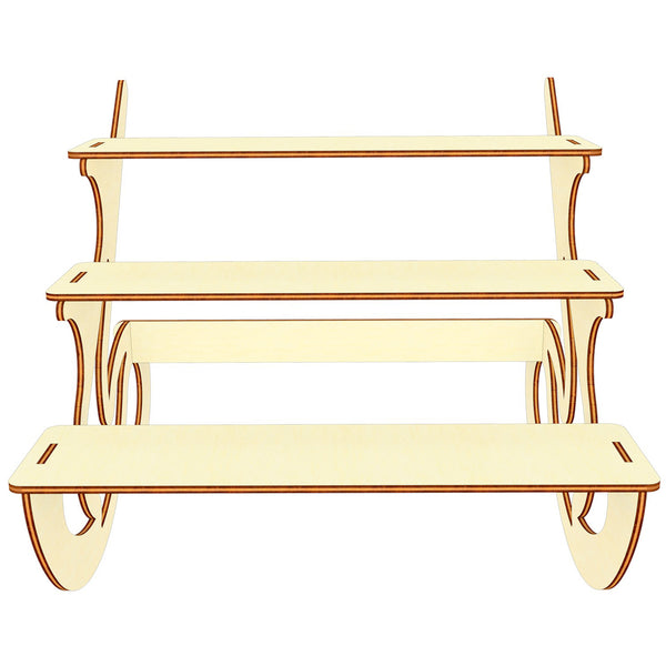 Elegant Display Stand with Three Tiers for Small Stuffs – Glowforge Shop
