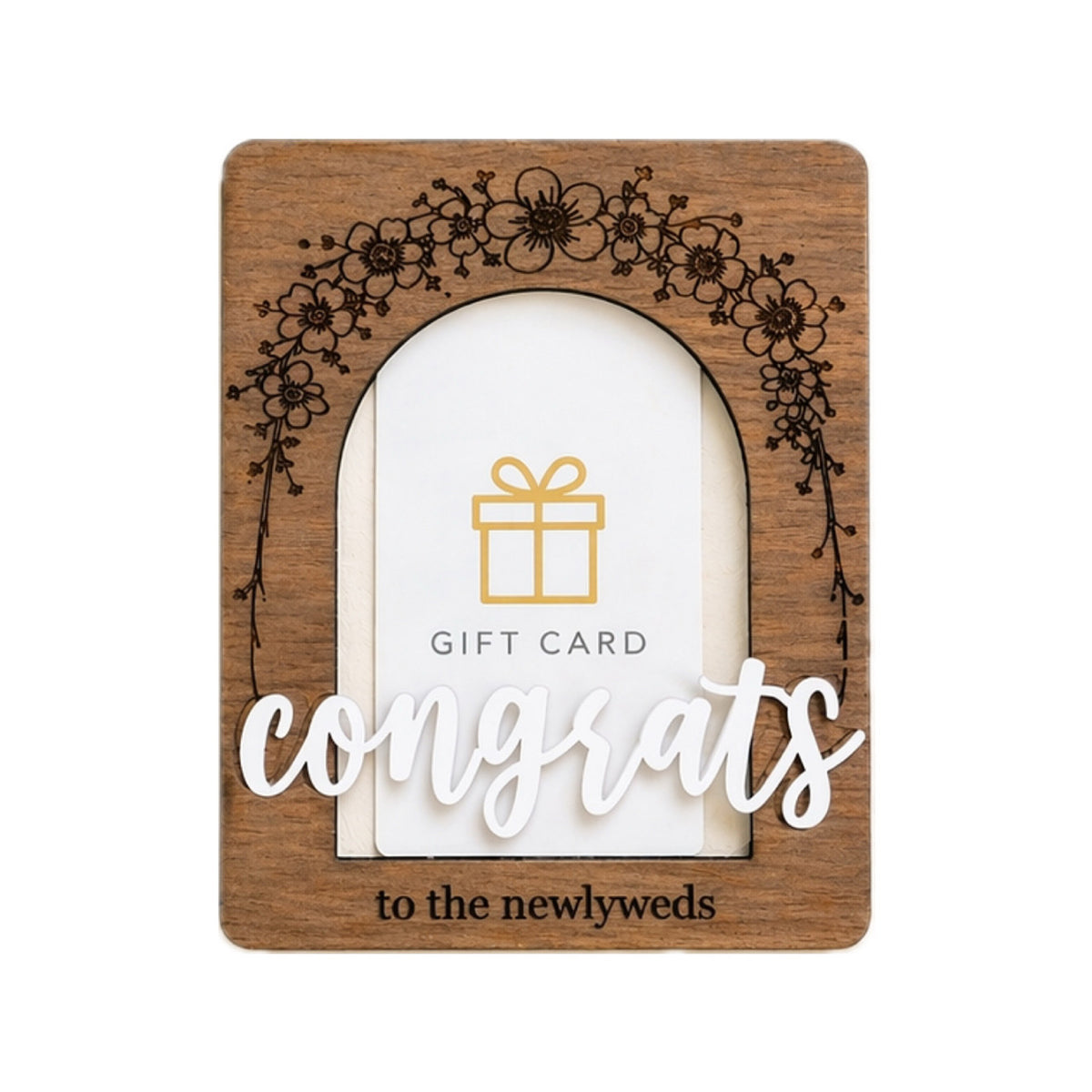 Elegant Wedding Gift Card Holder - Glowforge