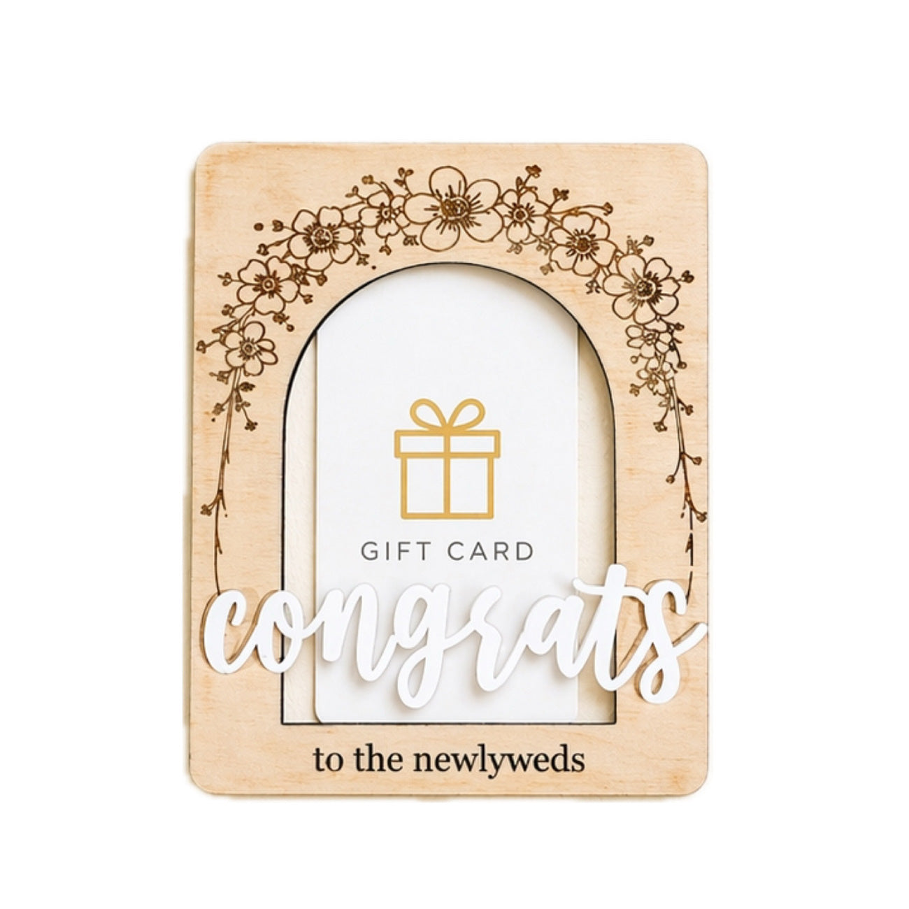 Elegant Wedding Gift Card Holder - Glowforge