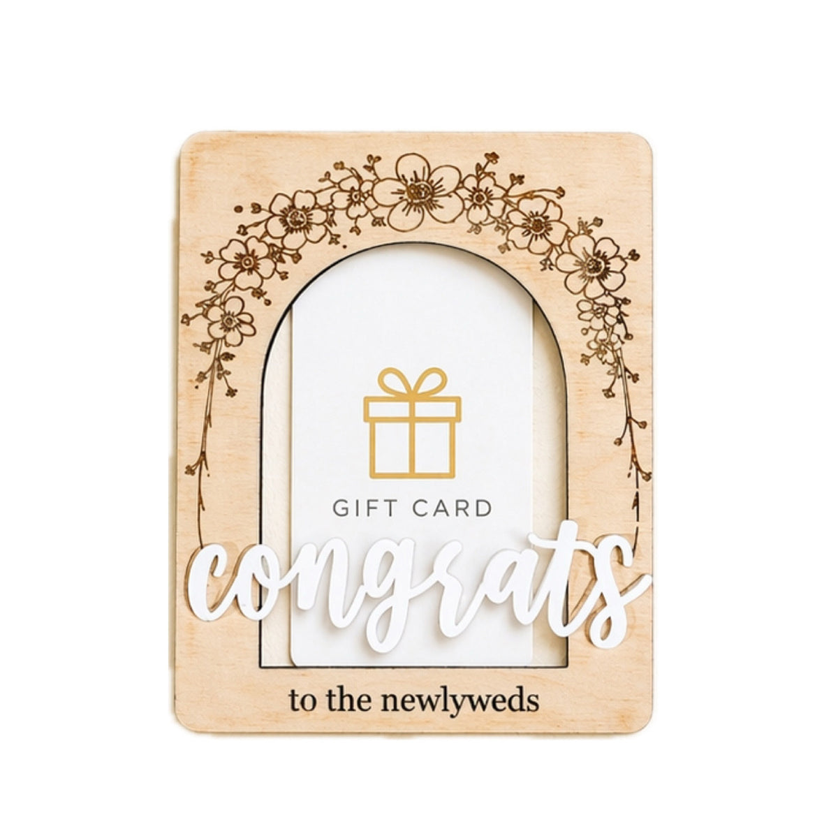 Elegant Wedding Gift Card Holder - Glowforge