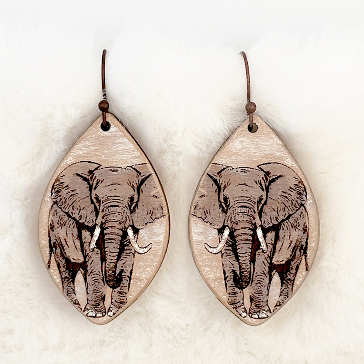 Dangle shops elephant earrings