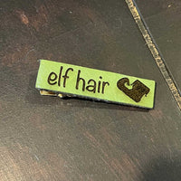 Elf Hair Leather Barrette - Glowforge
