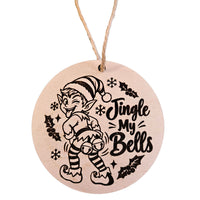 Elf Jingle My Bells Ornament - Glowforge