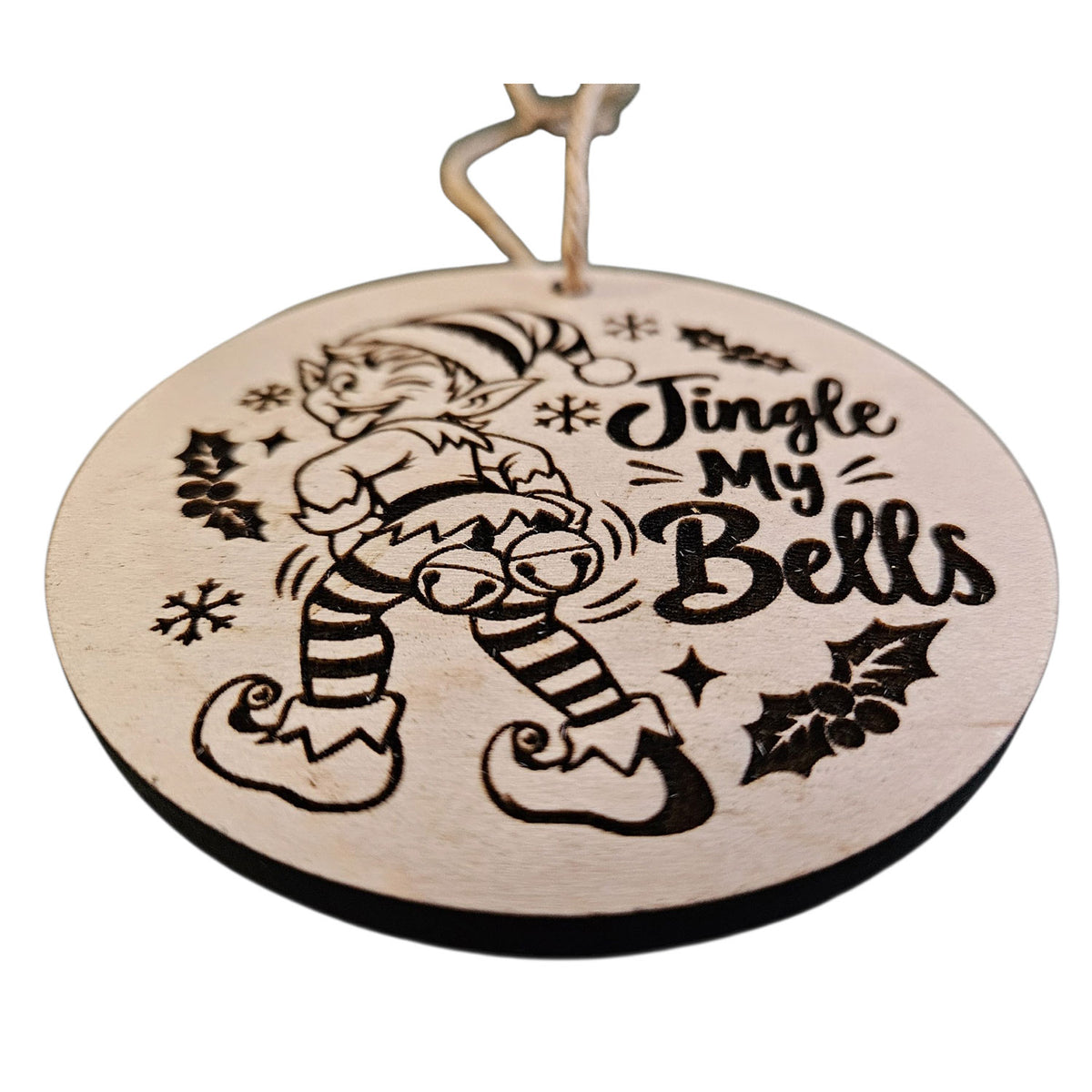 Elf Jingle My Bells Ornament - Glowforge
