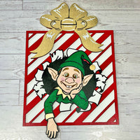 Elf Present Christmas Decor - Glowforge