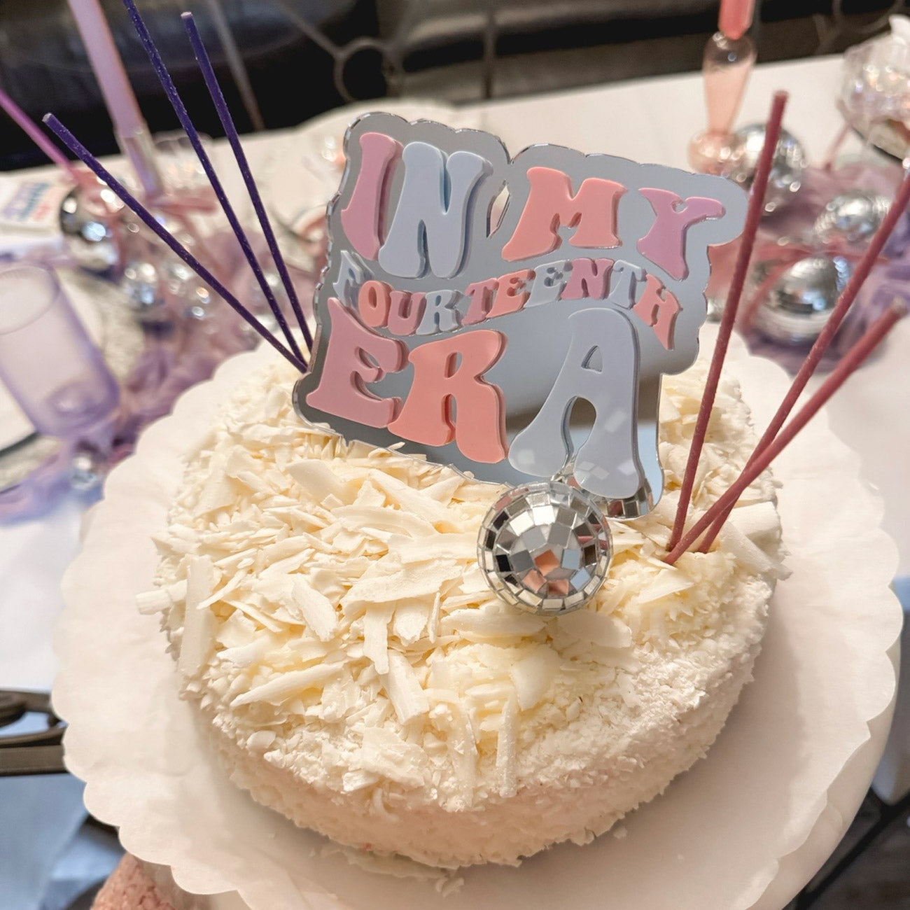 Eras Cake Topper - Fourteen - Glowforge