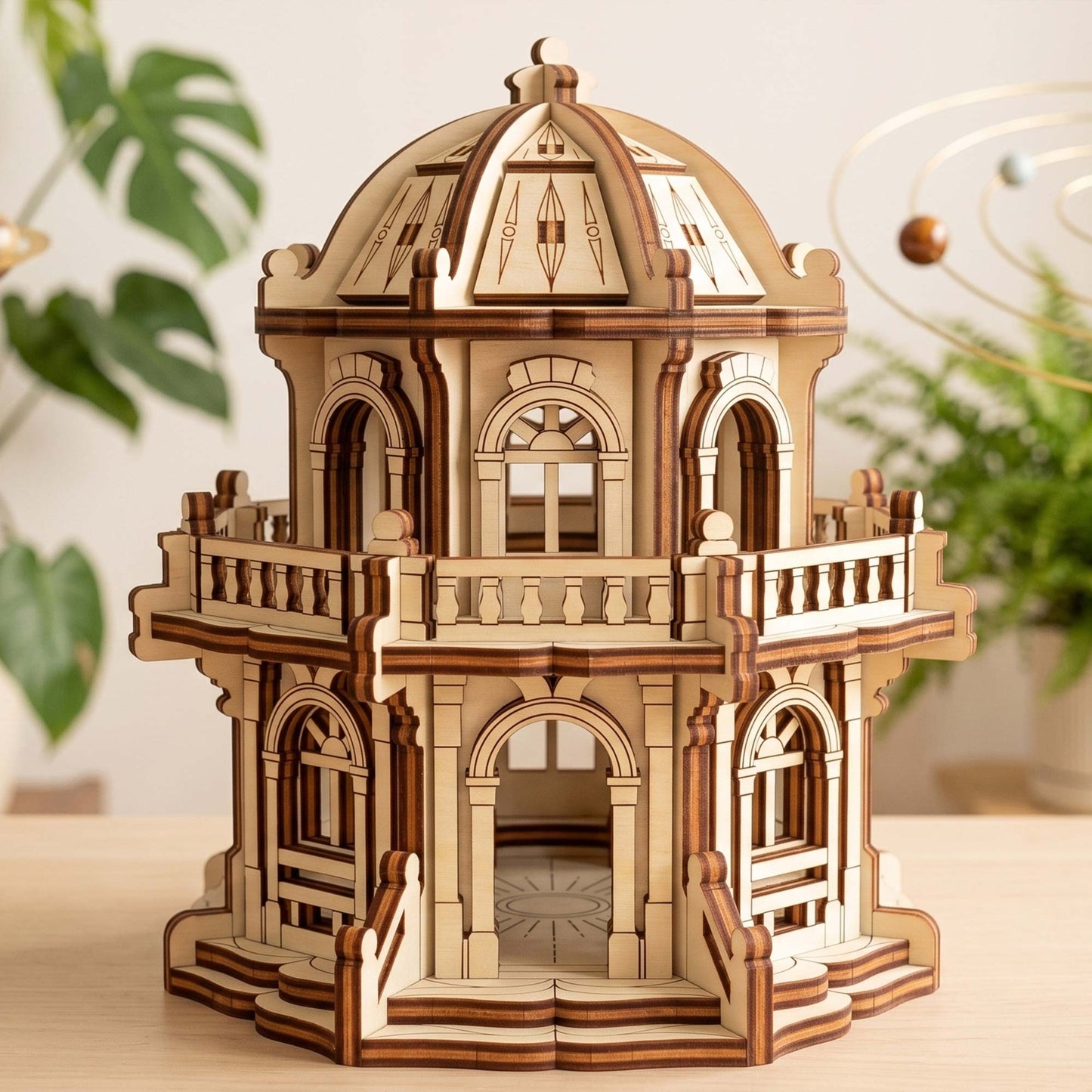 Fairy Garden House - Lighted Celestial Lantern Miniature - Glowforge